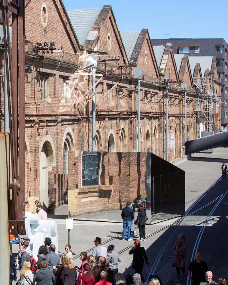 Commissioned by Deutsche Bank for Sydney Contemporary,
		installation at Carriageworks, Sydney, 2019